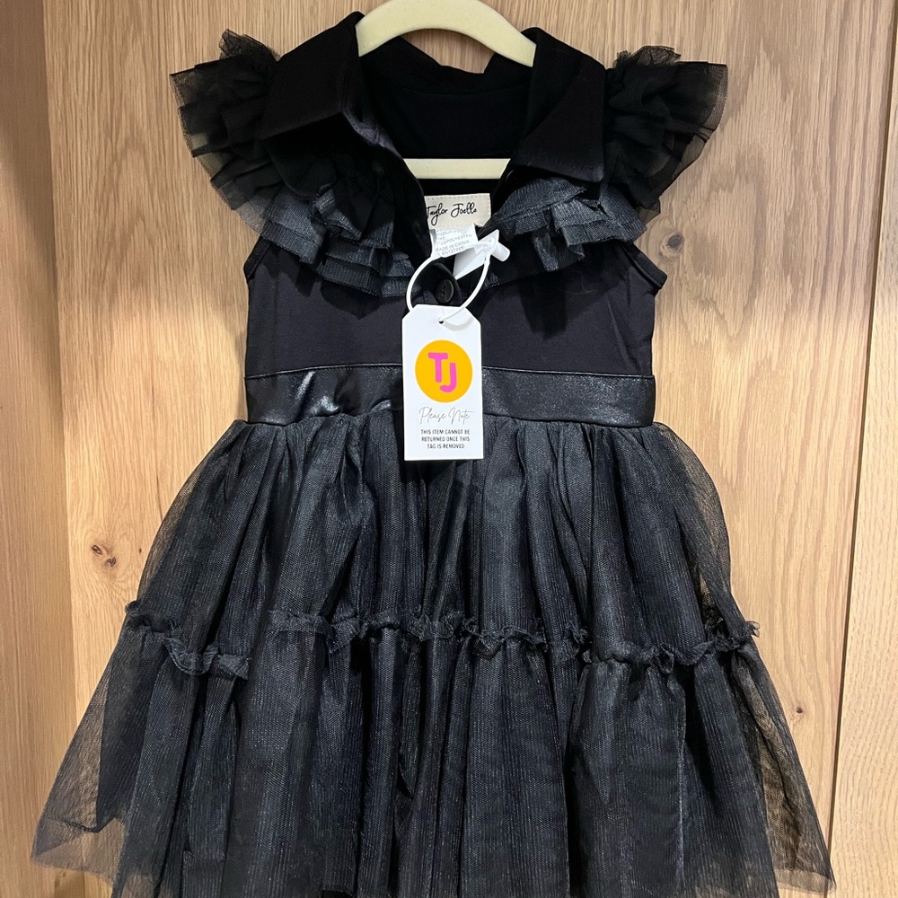 NWT Taylor Joelle Wednesday Adams Dress